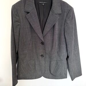 Lafayette 148 New York Dark Gray Women's Blazer